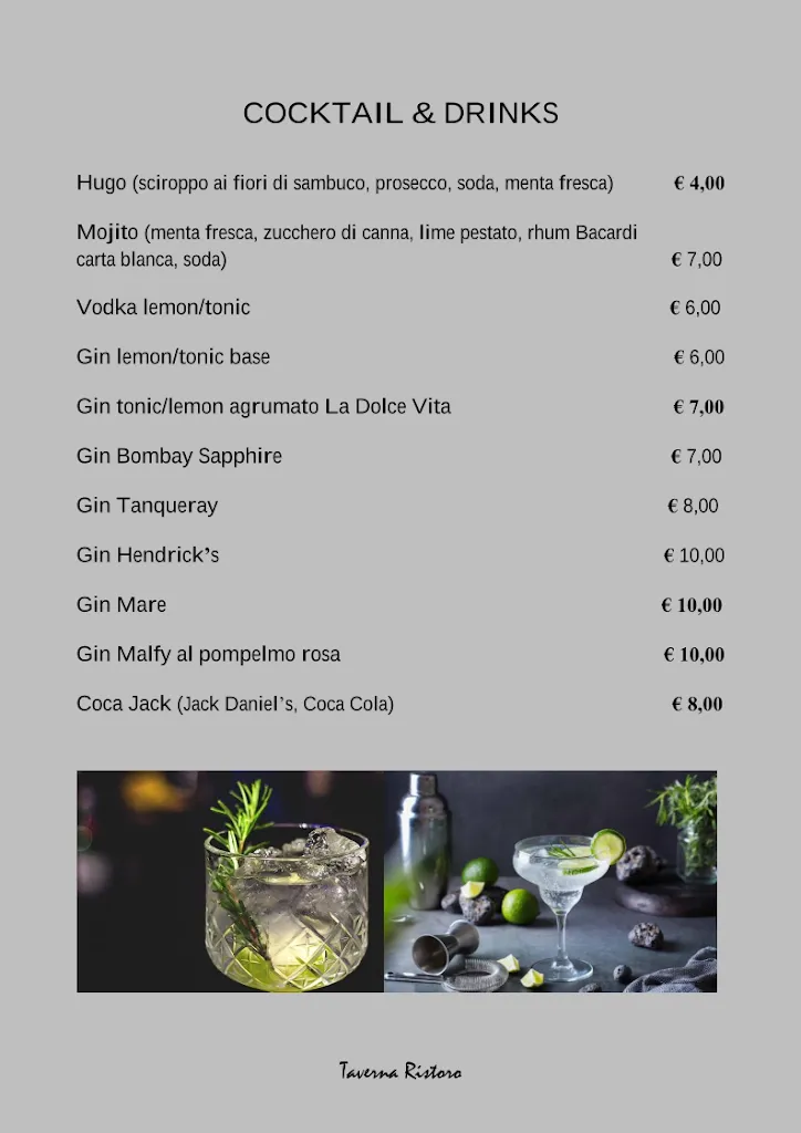 Menu_Taverna Ristoro Di Frattini Rosella Susie_Legnago_image_3