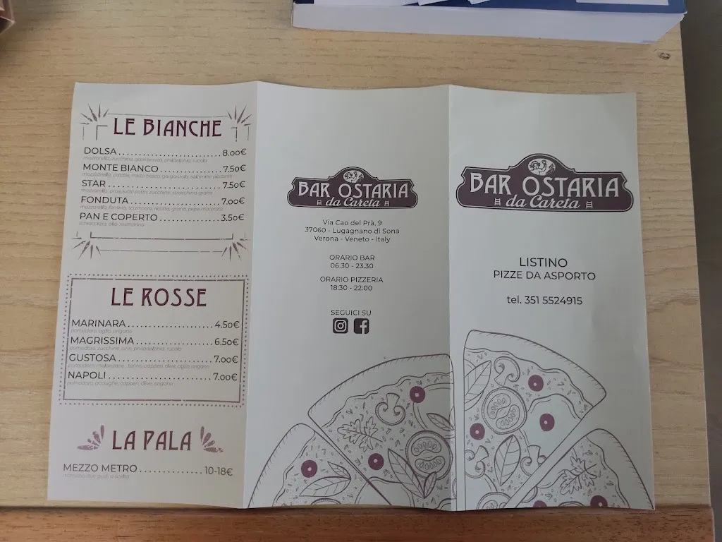 Menu_Pizzeria Osteria da Careta_Lugagnano_image_4
