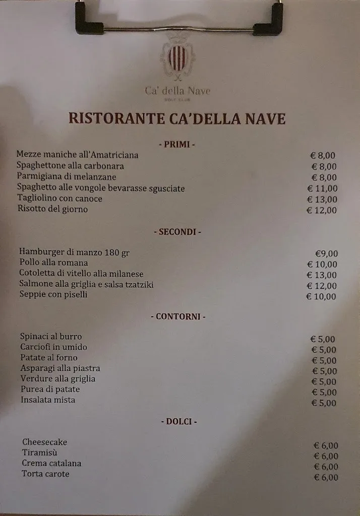Menu_Ristorante Ca' della Nave_Maerne_image_1