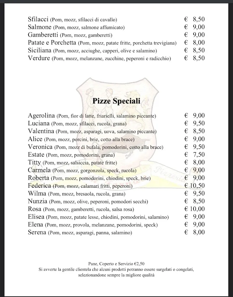 Menu_Ristorante Pizzeria Fornace_Maerne_image_1