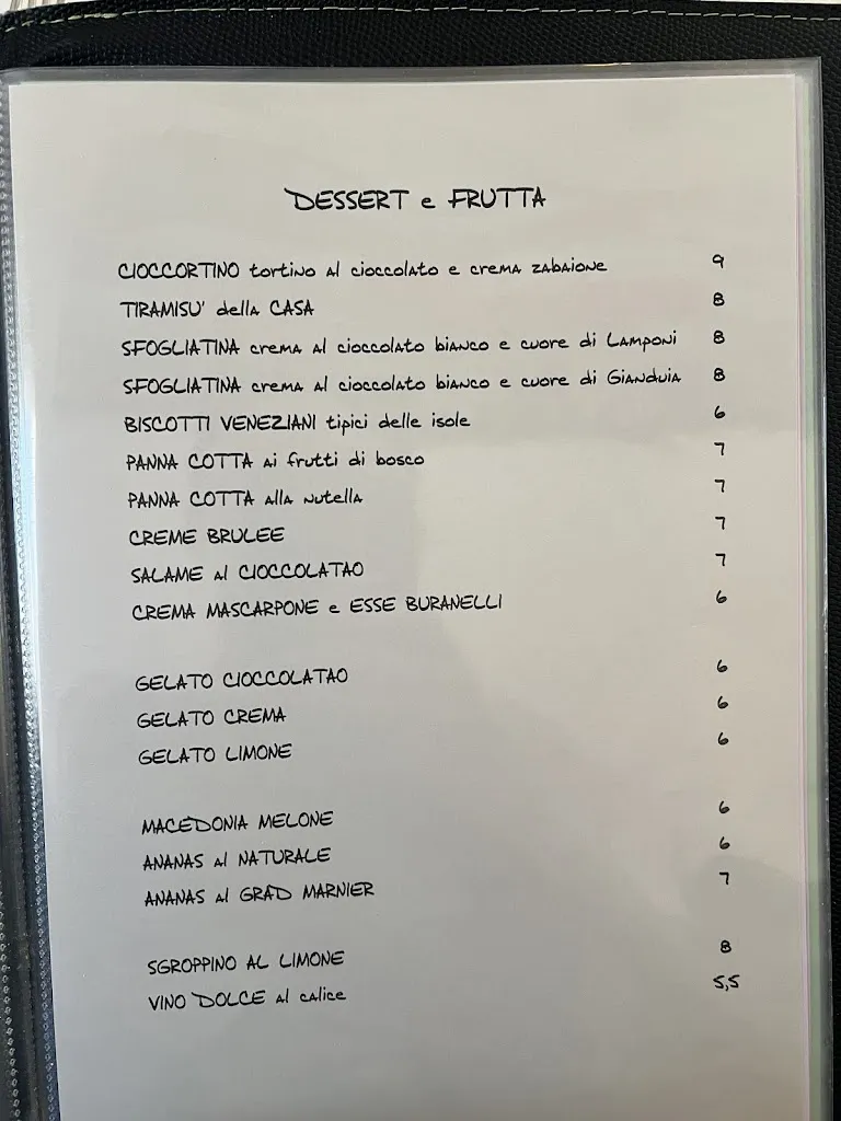 Menu_B Restaurant alla Vecchia Pescheria_Marano_image_1