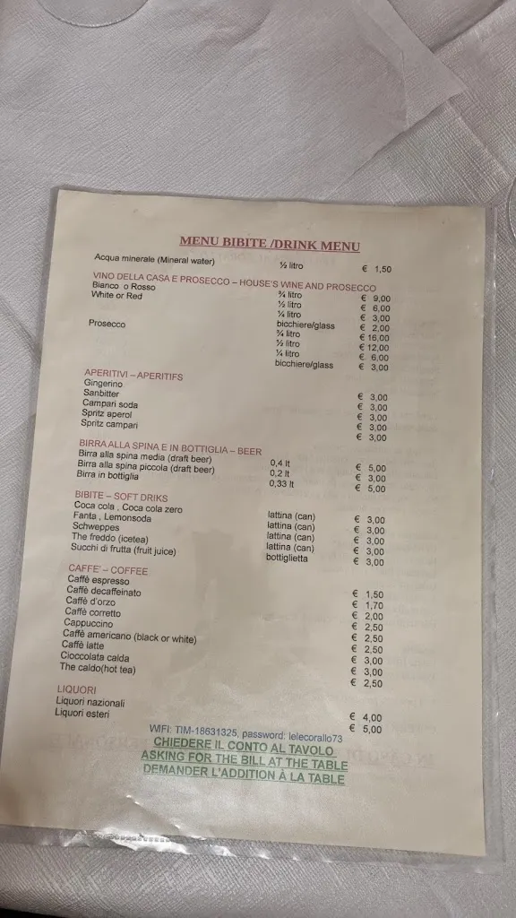 Menu_Ristorante Trattoria al corallo_Marano_image_1