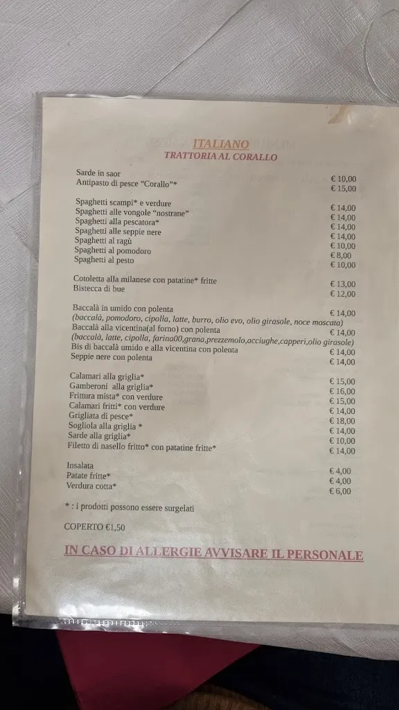 Menu_Ristorante Trattoria al corallo_Marano_image_2