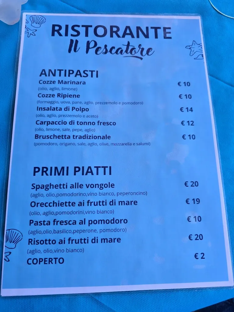 Menu_Ristorante il pescatore - Peschici_Peschici_image_1