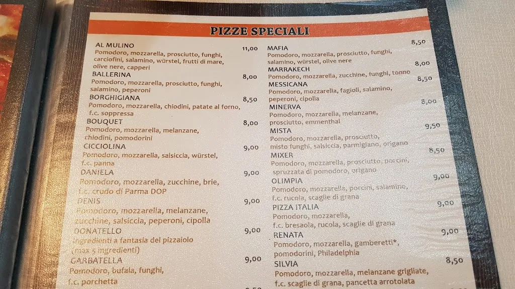 Menu_Al Mulino Pizzeria Trattoria_Megliadino San Fidenzio_image_1