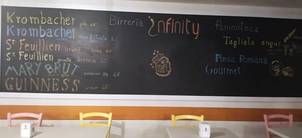 Menu_Birreria-paninoteca-ristopizza Infinity_Meduna di Livenza_immagine_1