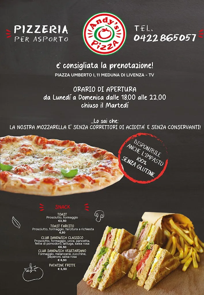 Menu_Andy's pizza_Meduna di Livenza_image_1
