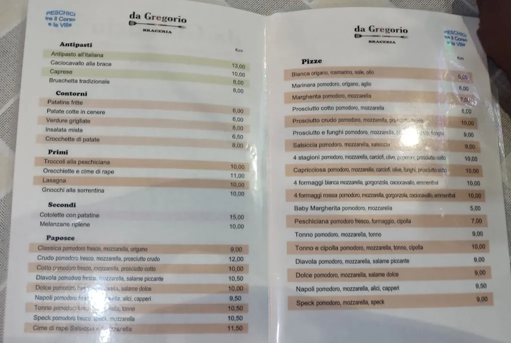 Menu_Braceria da Gregorio | Peschici_Peschici_image_1