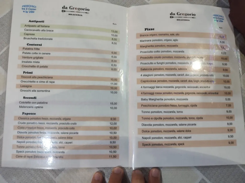 Menu_Braceria da Gregorio | Peschici_Peschici_image_2