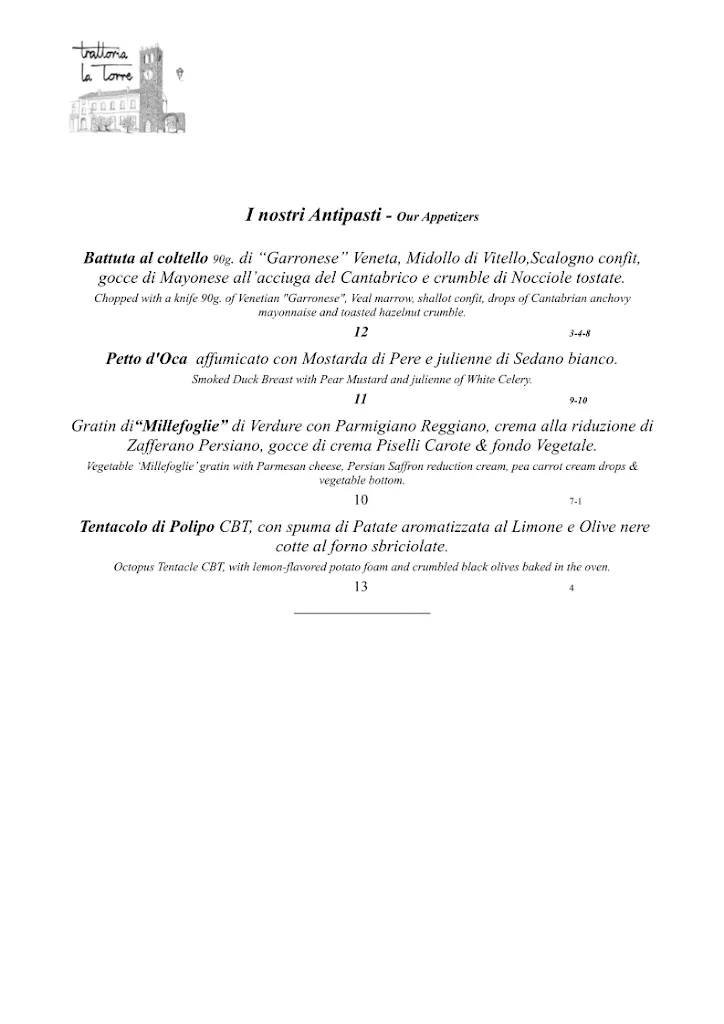 Menu_Trattoria La Torre_Mezzane di Sotto_image_1