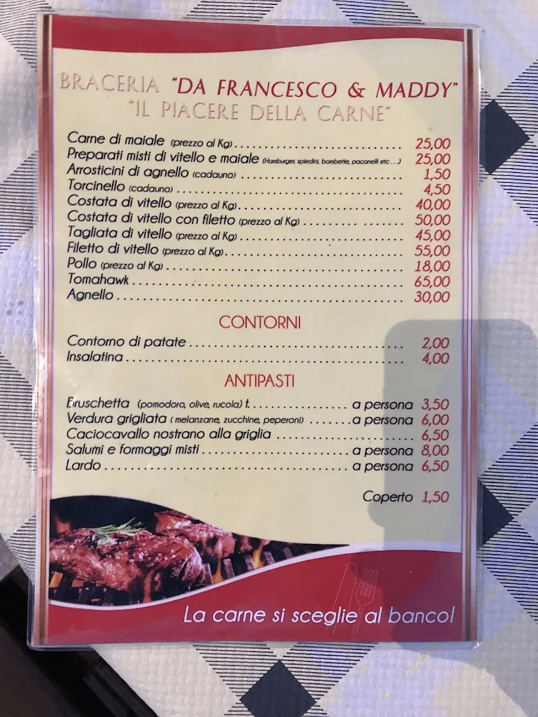 Menu_Macelleria braceria Antichi Sapori da francy e maddy Peschici_Peschici_image_1