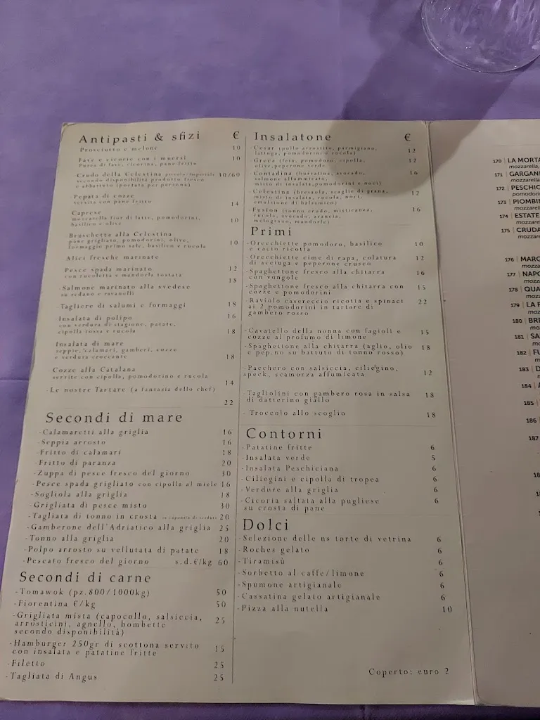 Menu_Ristorante Pizzeria da Celestina_Peschici_imagen_1