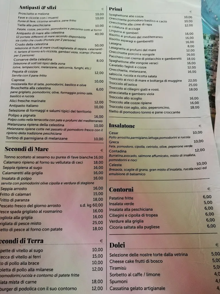 Menu_Ristorante Pizzeria da Celestina_Peschici_imagen_4