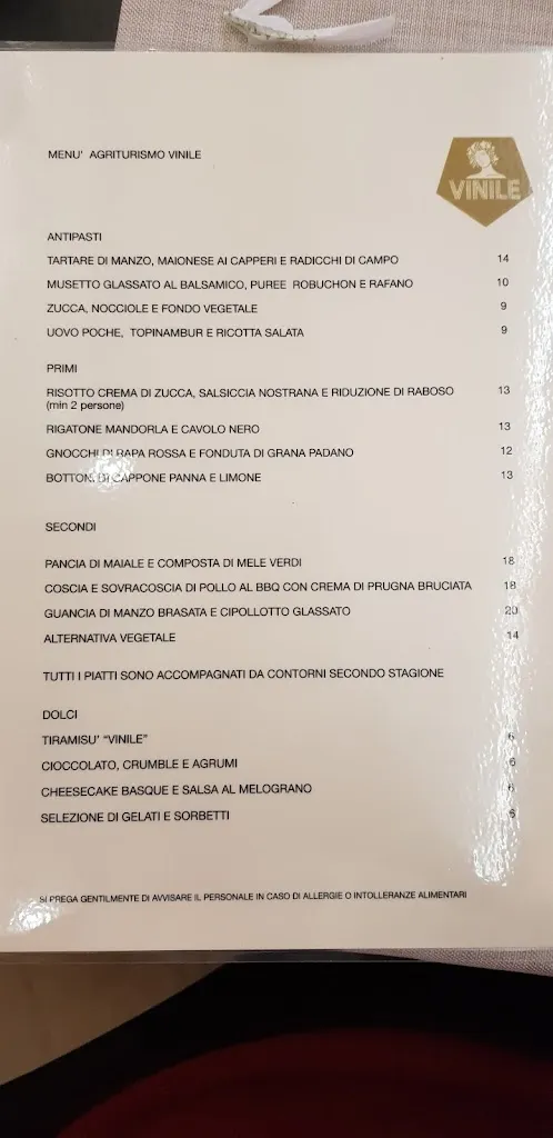 Menu_Vinile Agriturismo_Mignagola_immagine_1