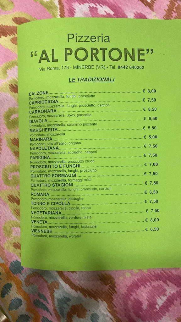 Menu_Pizzeria Al Portone_Minerbe_immagine_1