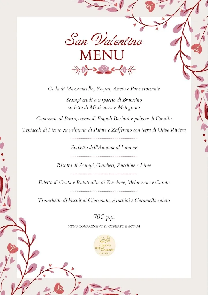 Menu_Trattoria Dall'Antonia_Mira Taglio_image_1