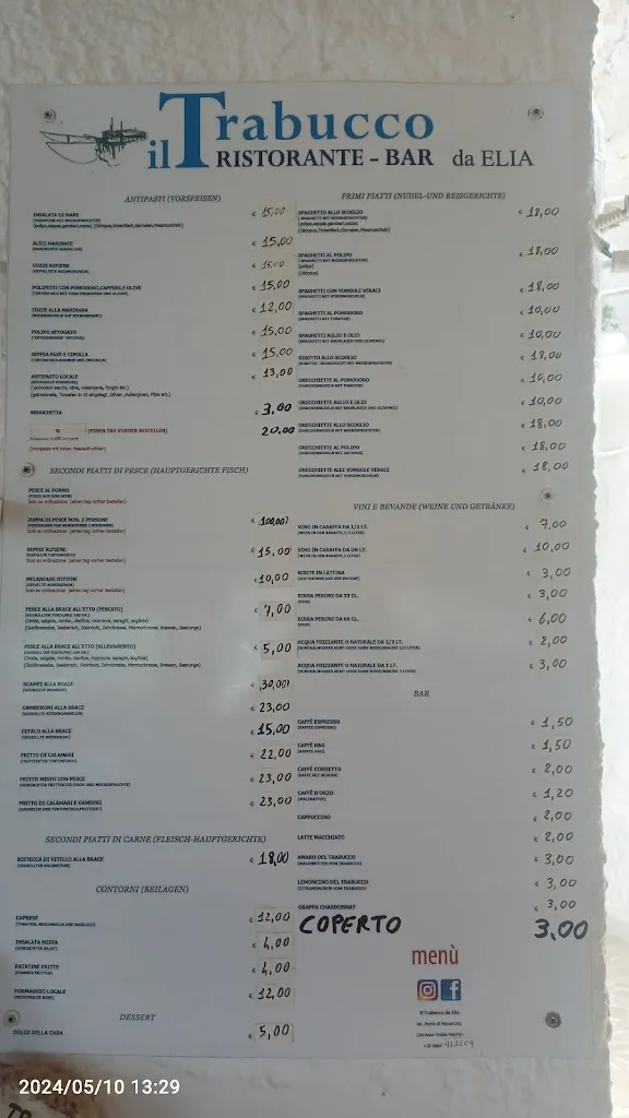 Menu_Il Trabucco da Elia_Peschici_image_1