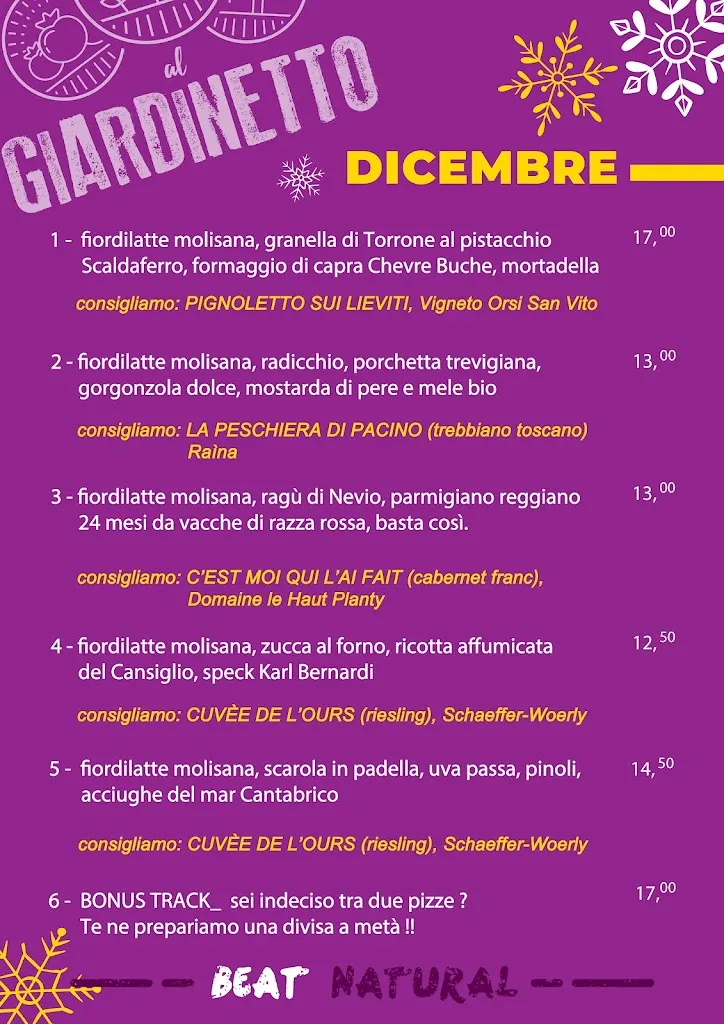 Menu_Al Giardinetto MIRA - pizzeria al naturale_Mira Taglio_image_3