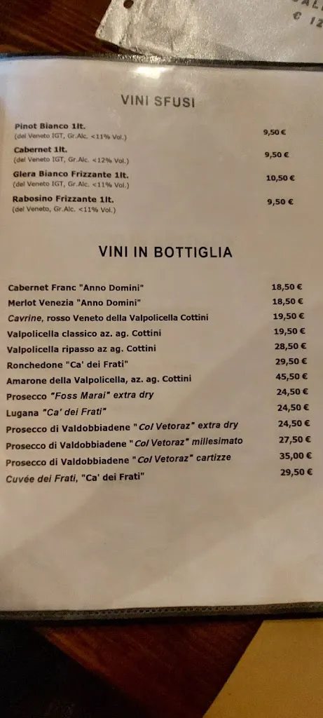 Menu_Ca'Romea Ristorante Pizzeria_Mira Taglio_image_4