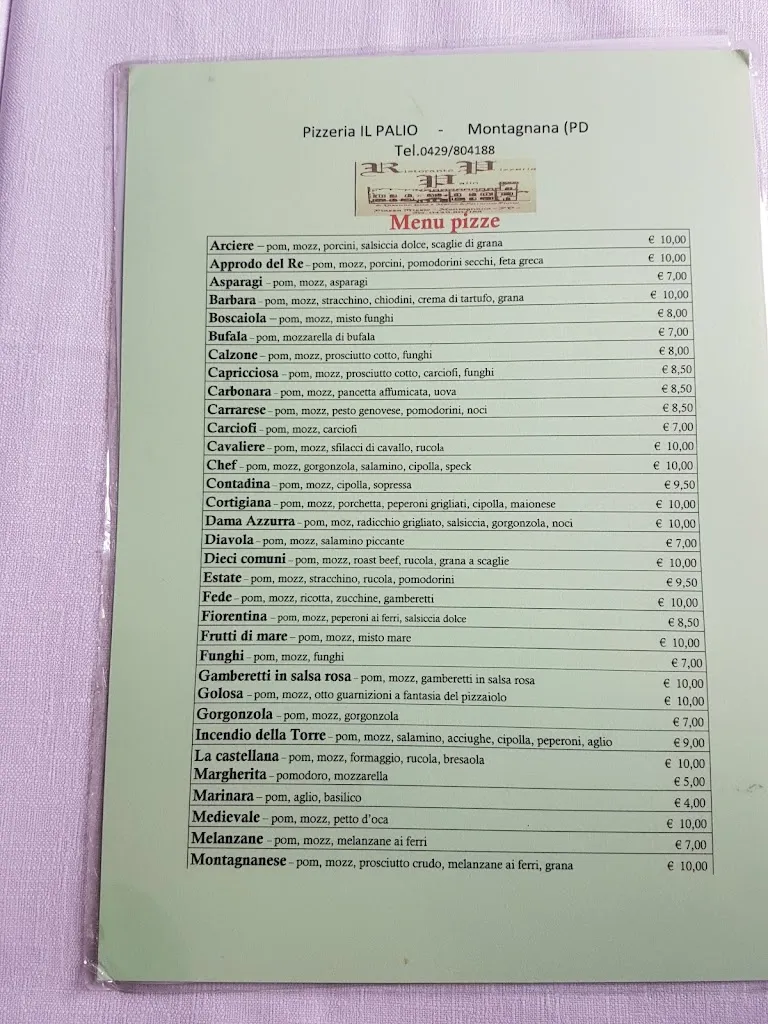 Menu_Ristorante Pizzeria Il Palio_Montagnana_immagine_4