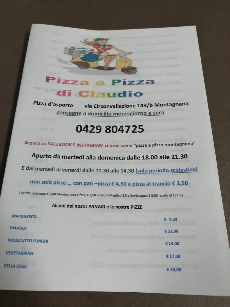 Menu_Pizza E Pizza Di Claudio_Montagnana_image_1