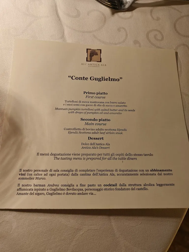 Menu_Restaurant All'Antica Ala_Montagnana_immagine_1