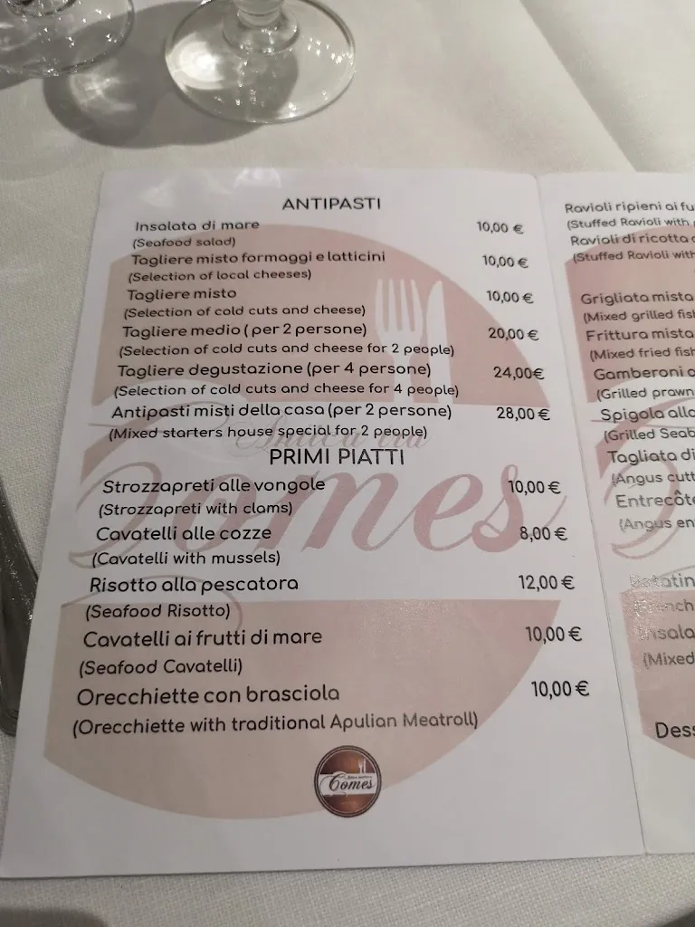 Menu_Antica Trattoria Comes_Polignano a Mare_image_3