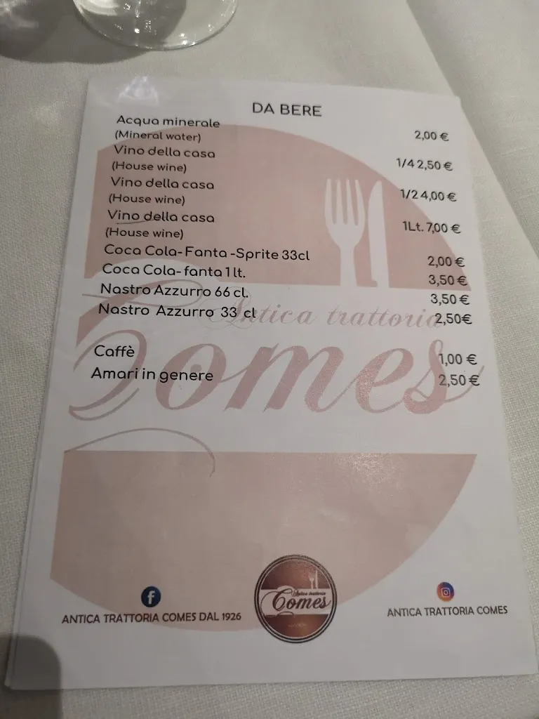 Menu_Antica Trattoria Comes_Polignano a Mare_image_4