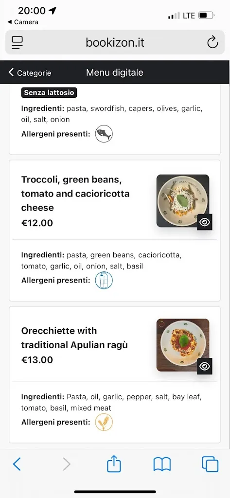 Menu_Casa Orecchietta_Polignano a Mare_image_3