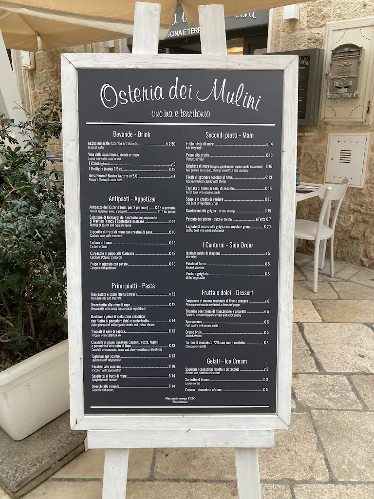 Menu_Osteria dei Mulini_Polignano a Mare_image_3