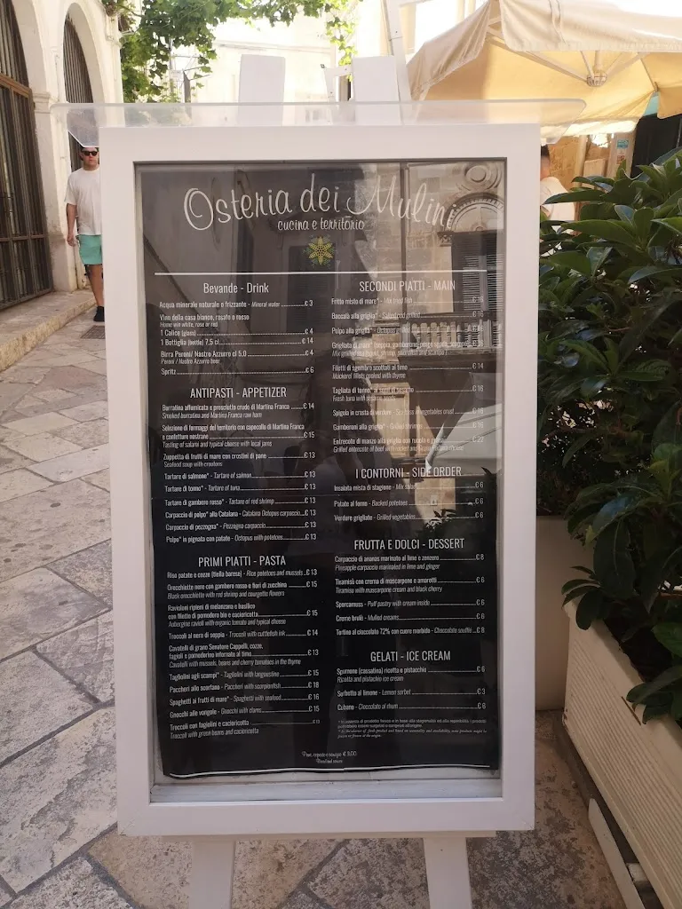 Menu_Osteria dei Mulini_Polignano a Mare_image_4