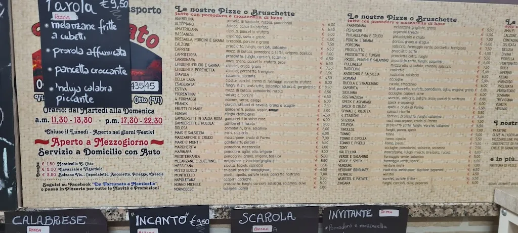 Menu_Pizzeria Fortunato_Monticello Conte Otto_immagine_3