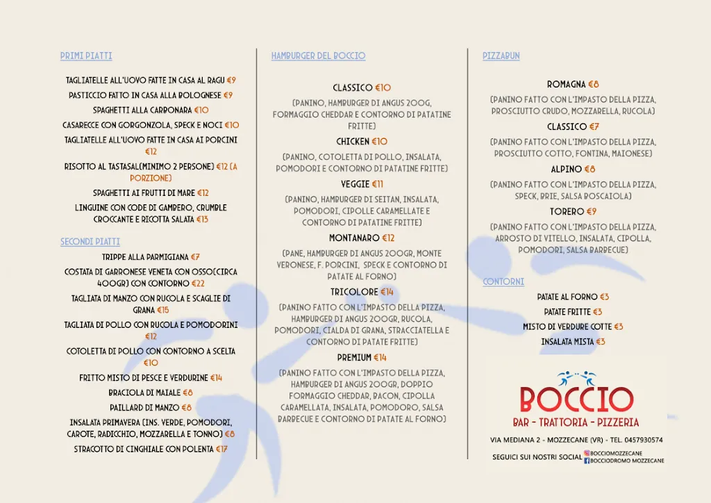 Menu_Boccio Mozzecane - Trattoria/Pizzeria/Bar_Mozzecane_image_1