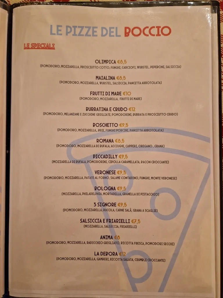 Menu_Boccio Mozzecane - Trattoria/Pizzeria/Bar_Mozzecane_image_4