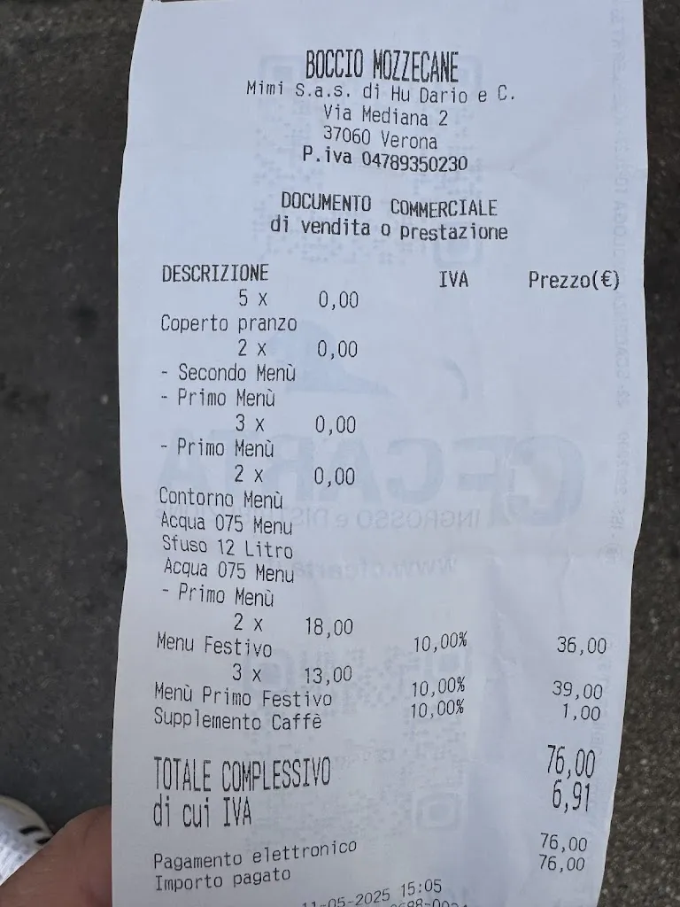 Michele Decembrino_Boccio Mozzecane - Trattoria/Pizzeria/Bar_Mozzecane_review