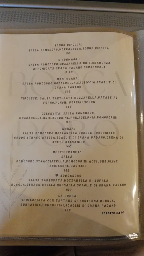 Menü_Boccadoro Ristorante Pizzeria_Mozzecane_Bild_4