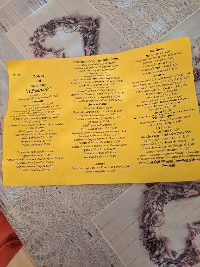 Menu_Ristorante Il Sagittario_Polignano a Mare_image_2