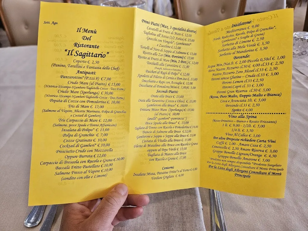 Menu_Ristorante Il Sagittario_Polignano a Mare_image_3