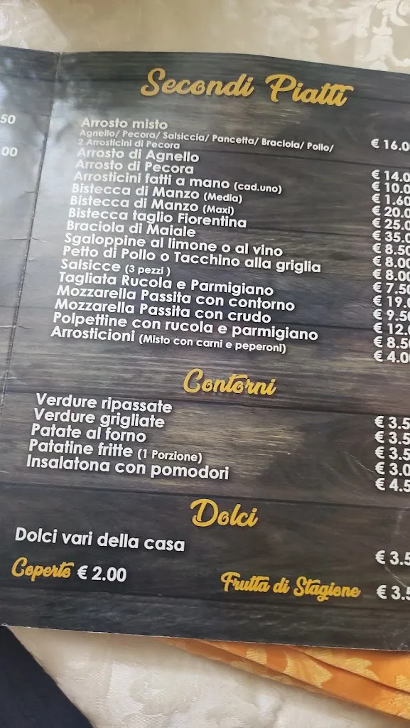 Menu_IL GIRASOLE 2.O RISTORANTE/BISTECCHERIA/PIZZERIA CELANO_Celano_image_2