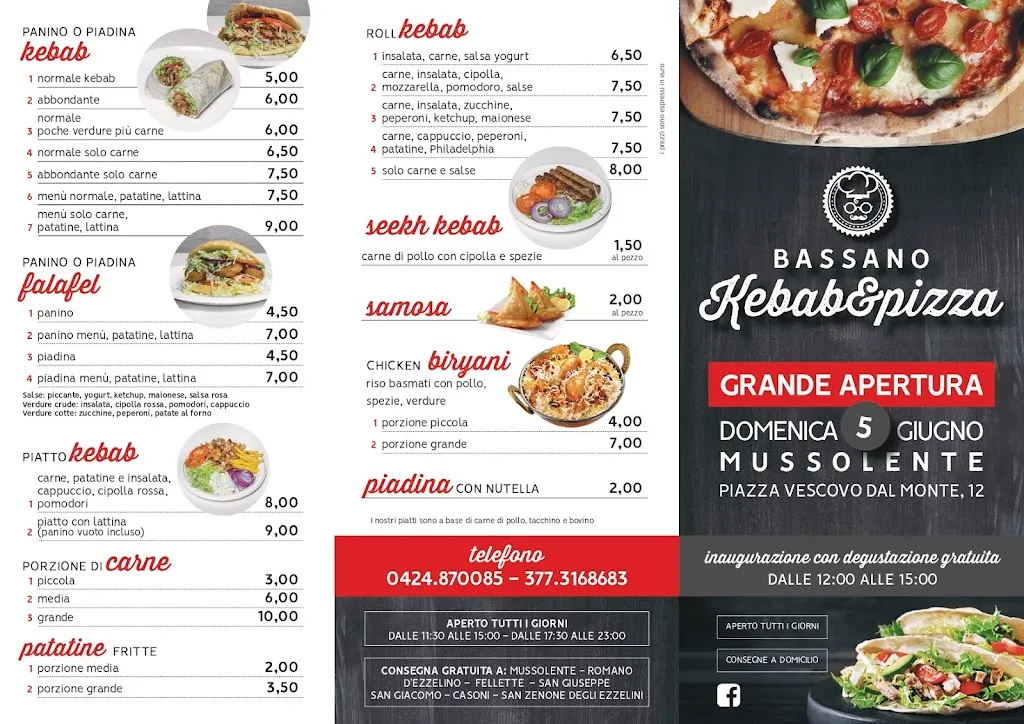 Menu_Bassano Kebab & Pizza Mussolente_Mussolente_image_1