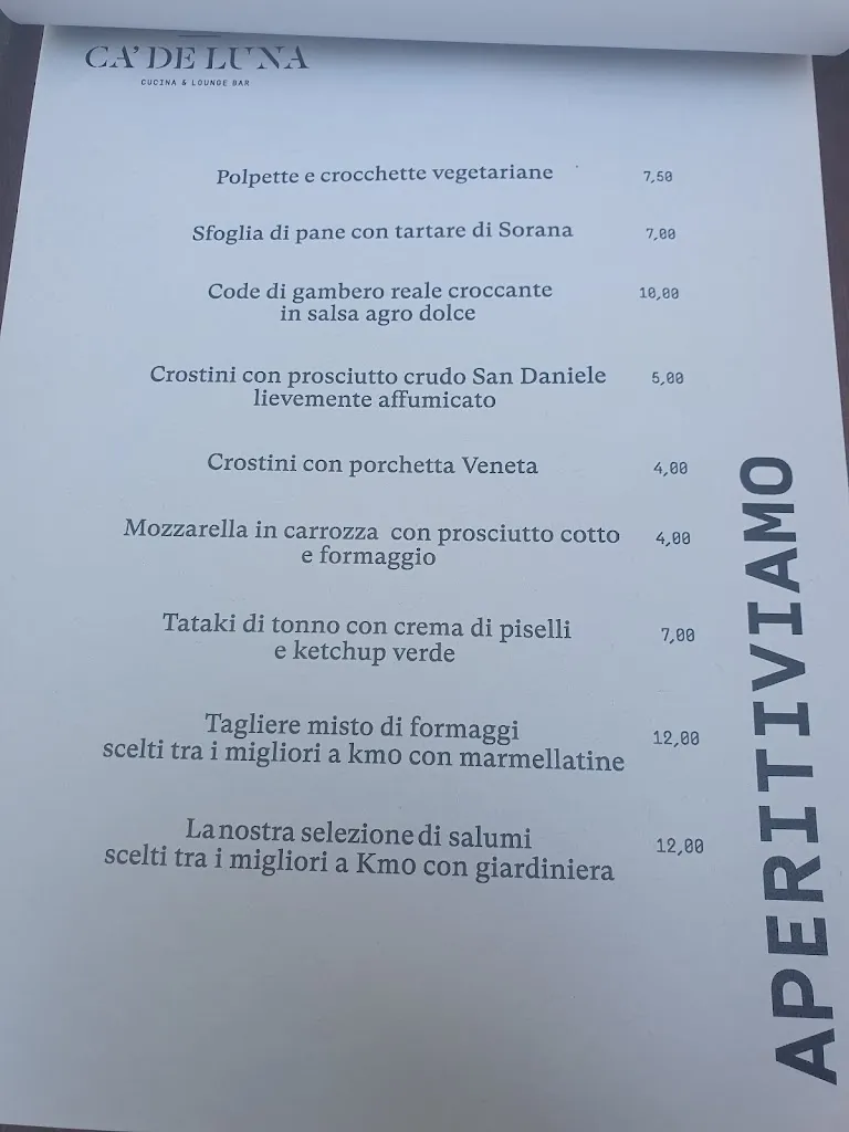 Menu_Cà De Luna Ristorante & Lounge_Montebelluna_image_1