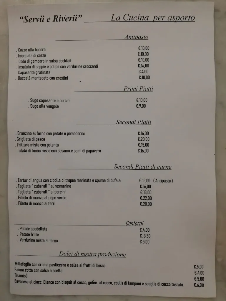 Menu_Pizzeria Ristorante Servii e Riverii_Montebelluna_immagine_4
