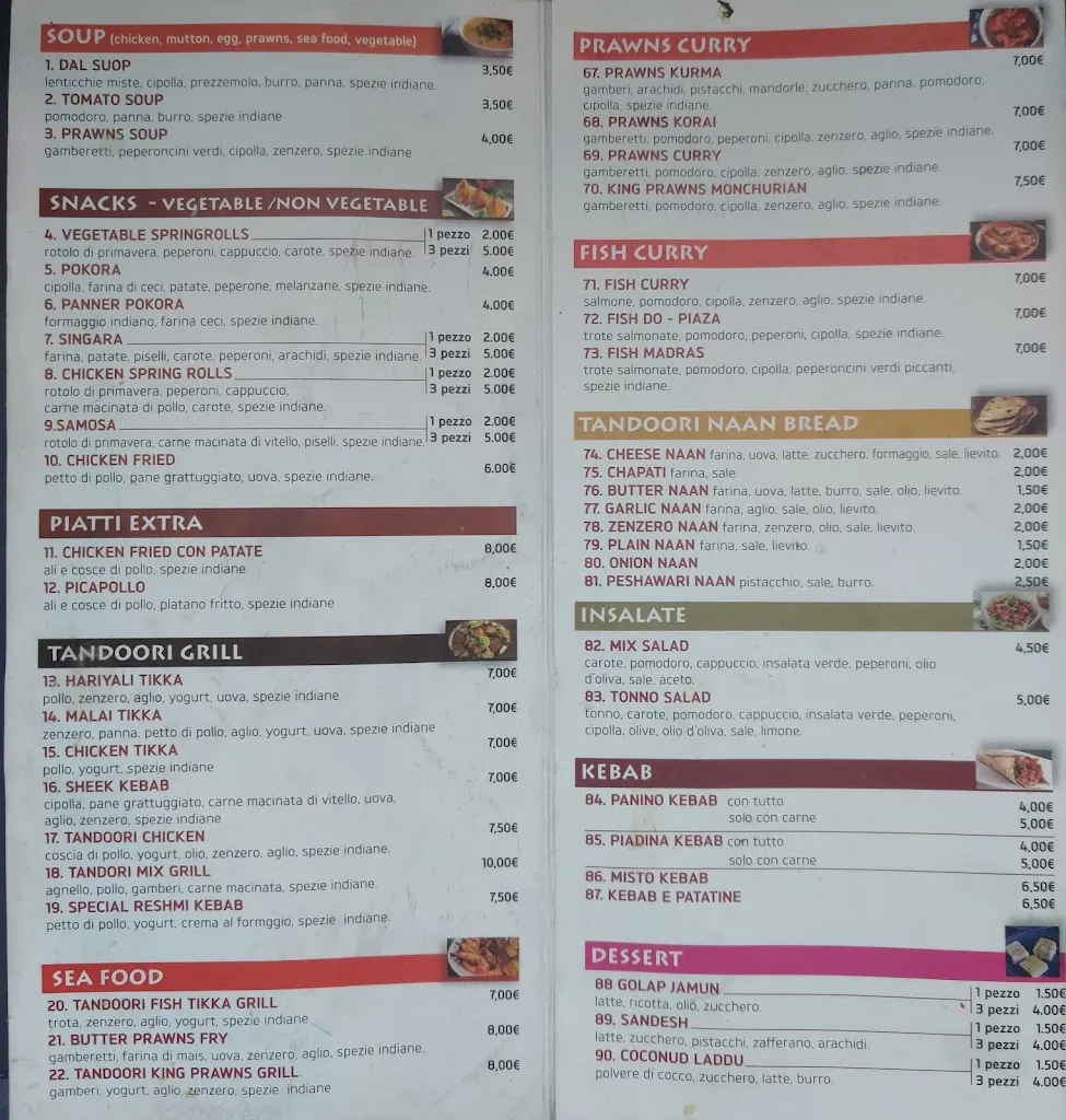 Menu_Bombay Cucina Indiana_Montebelluna_immagine_3