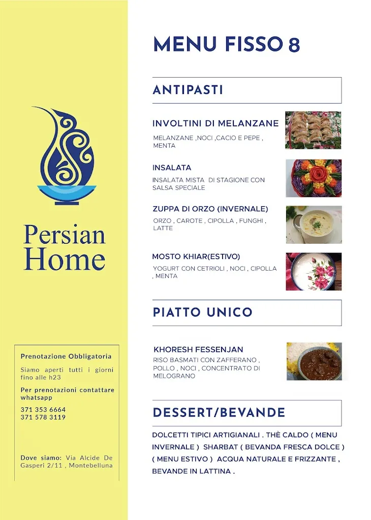 Menu_Ristorante PERSIAN HOME_Montebelluna_image_1