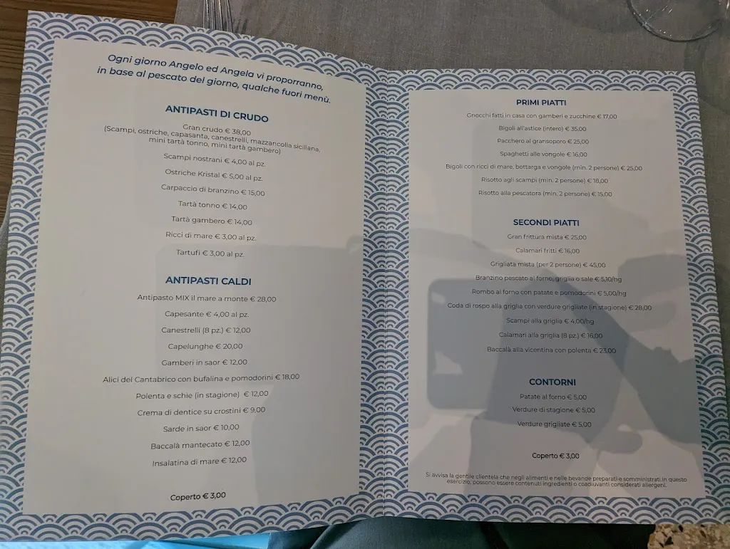 Menu_Ristorante Il mare a monte_Montebelluna_image_1