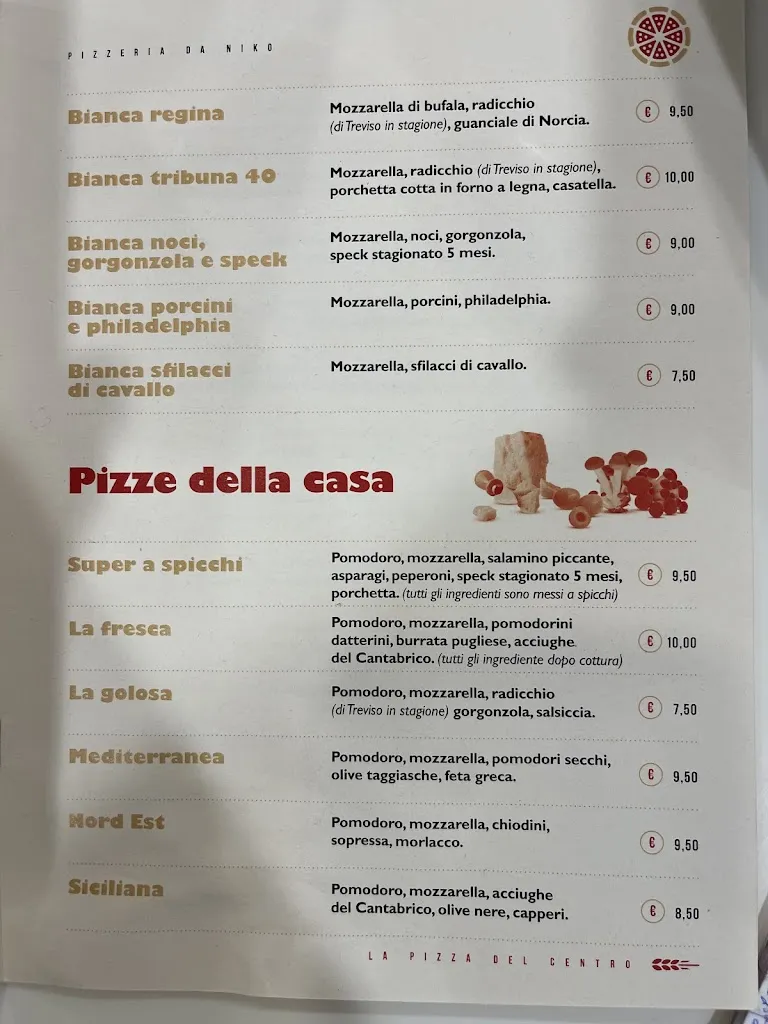 Menu_Pizzeria Ristorante da Niko_Montebelluna_image_1