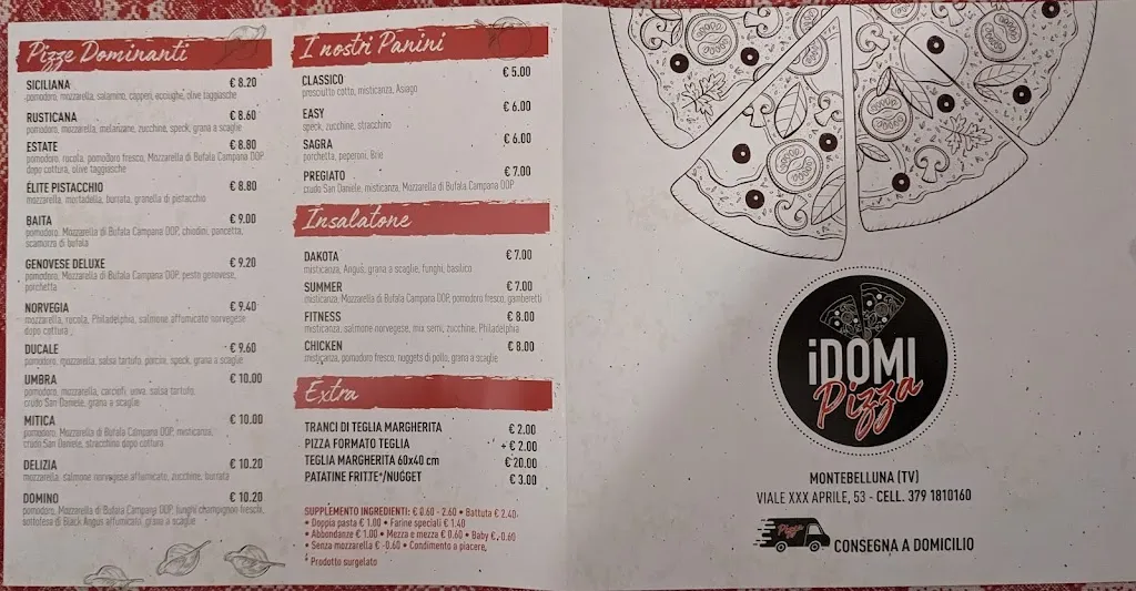 Menu_Pizzeria d’asporto iDomi_Montebelluna_immagine_1