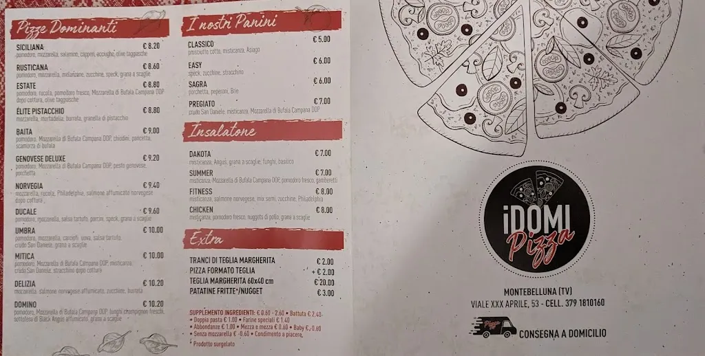 Menu_Pizzeria d’asporto iDomi_Montebelluna_immagine_2