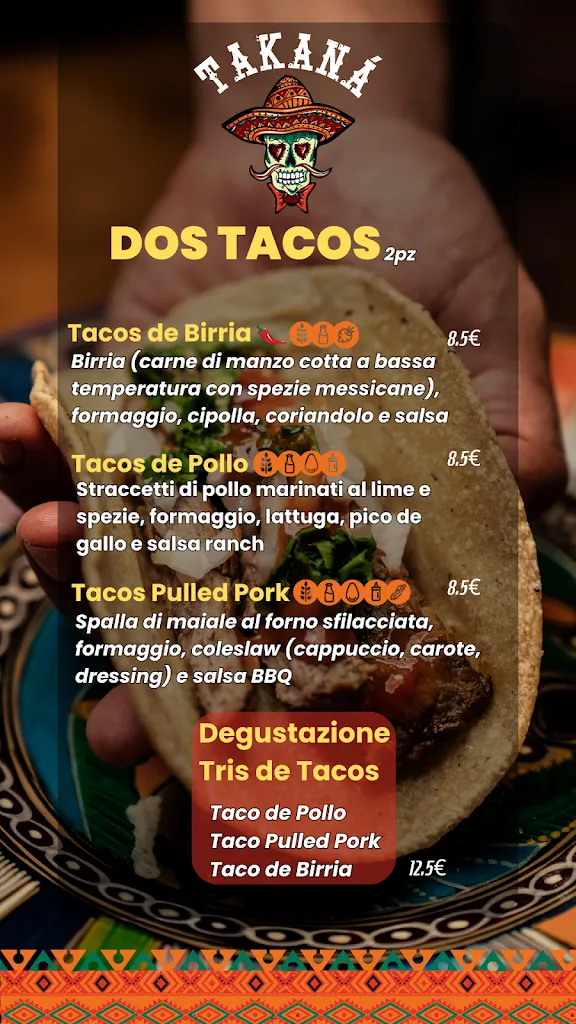 Menu_Ristorante Takaná - Food Truck_Montebelluna_image_3