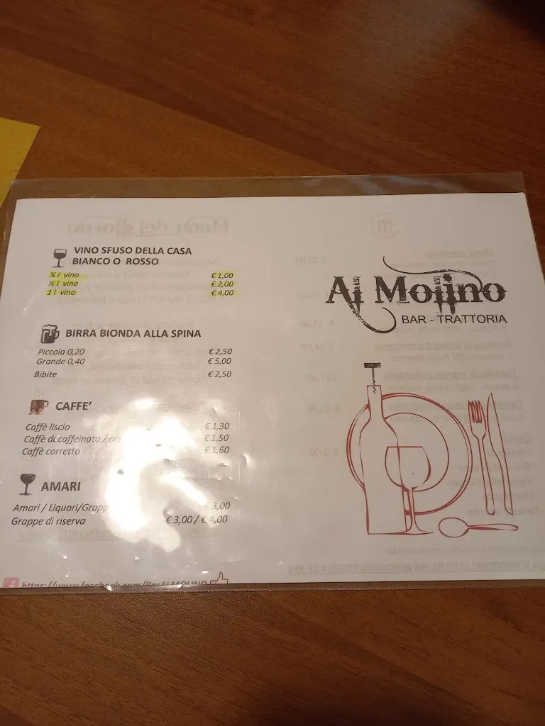 Menu_Bar Trattoria Al Molino_Montebelluna_image_3